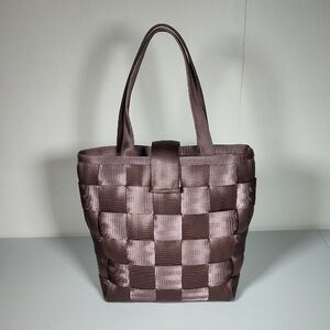Harvey's Original Seat Belt Bag brown tote bag purse